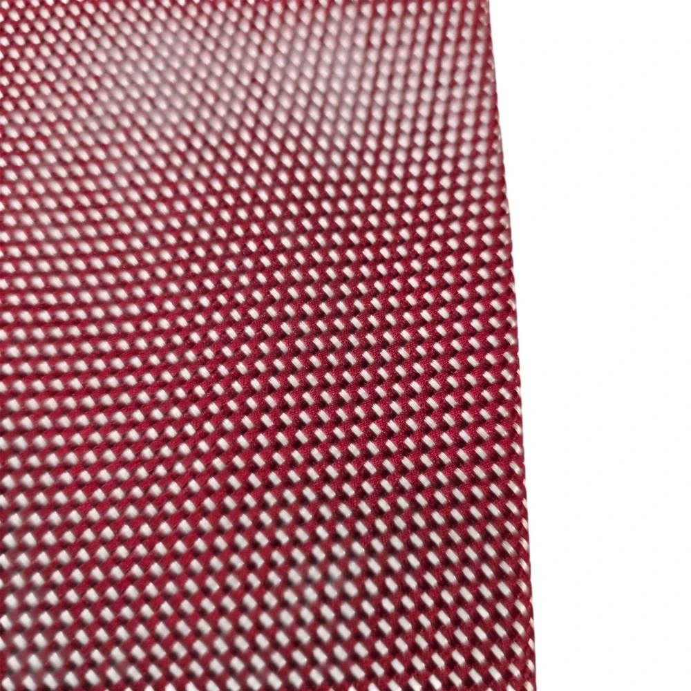 Michael Kors Silk Jacquard Micro Dot Tie‎ Burgundy Red Textured Men's Neckwear